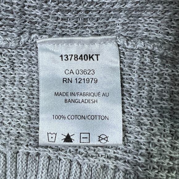 Projek Raw Mens Quarter‎ Zip Mixed Media Sweater Gray Size Medium Tech Urban - Picture 6 of 7